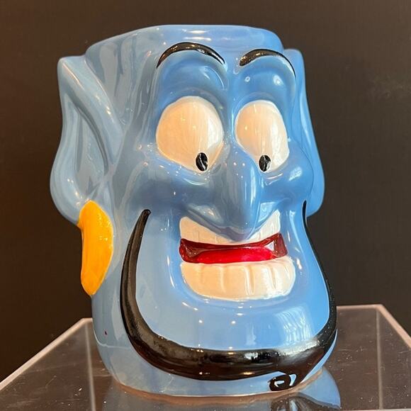 Disney Aladdin Genie Face Mug Ceramic Coffee Cup Novelty Collectible Character - Picture 5 of 8